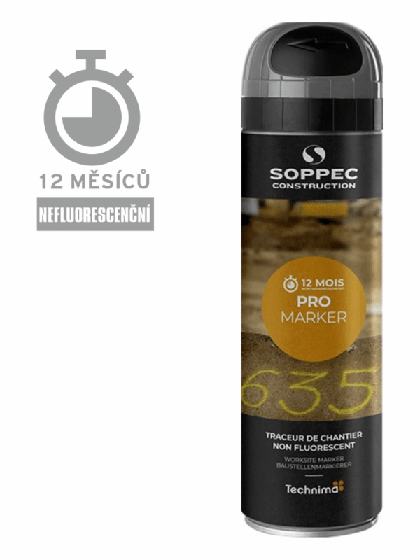 Značkovací spreje: Nefluorescenční sprej PRO MARKER Šedý
