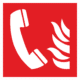 Požární tísňový telefon - symbol ISO 7010