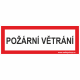 Požární větrání - TEXT