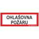 OHLAŠOVNA POŽÁRU - text