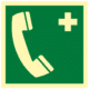 TÍSŇOVÝ TELEFON ISO 7010 - fotoluminiscenční