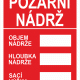 Požární nádrž - objem/hloubka/sací výška