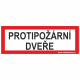 PROTIPOŽÁRNÍ DVEŘE - text