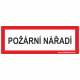 Požární nářadí - text