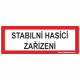 STABILNÍ HASICÍ ZAŘÍZENÍ - text