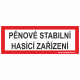 PĚNOVÉ STABILNÍ HASICÍ ZAŘÍZENÍ - text