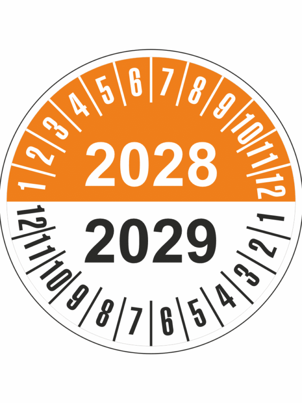 Revizní štítek 2028-2029