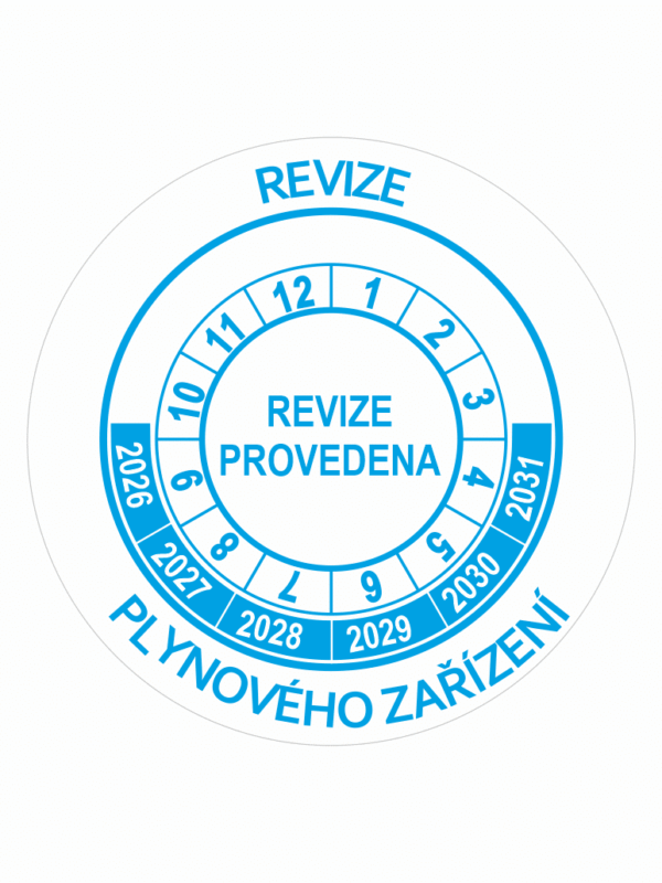 Revize plynového zařízení 2026-2031