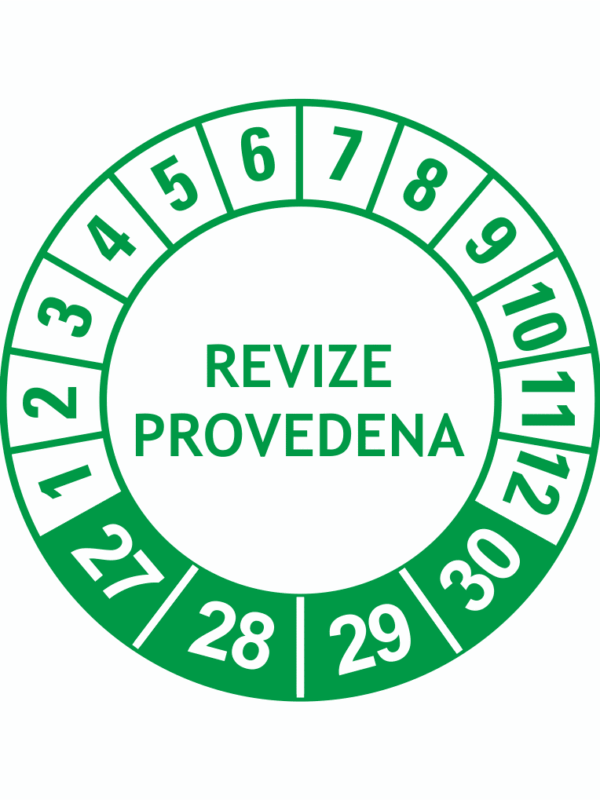 Revize provedena 2027-2030