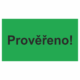 Revizní a kalibrační štítky - Kvalita a organizace: Prověřeno!
