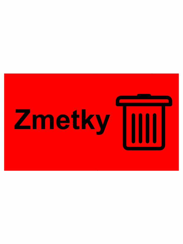Revizní a kalibrační štítky - Kvalita a organizace: Zmetky + symbol