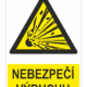 Nebezpečí výbuchu ISO 7010