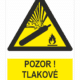 Pozor ! Tlakové láhve - ISO 7010