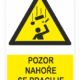 Pozor! Nahoře se pracuje ISO 7010