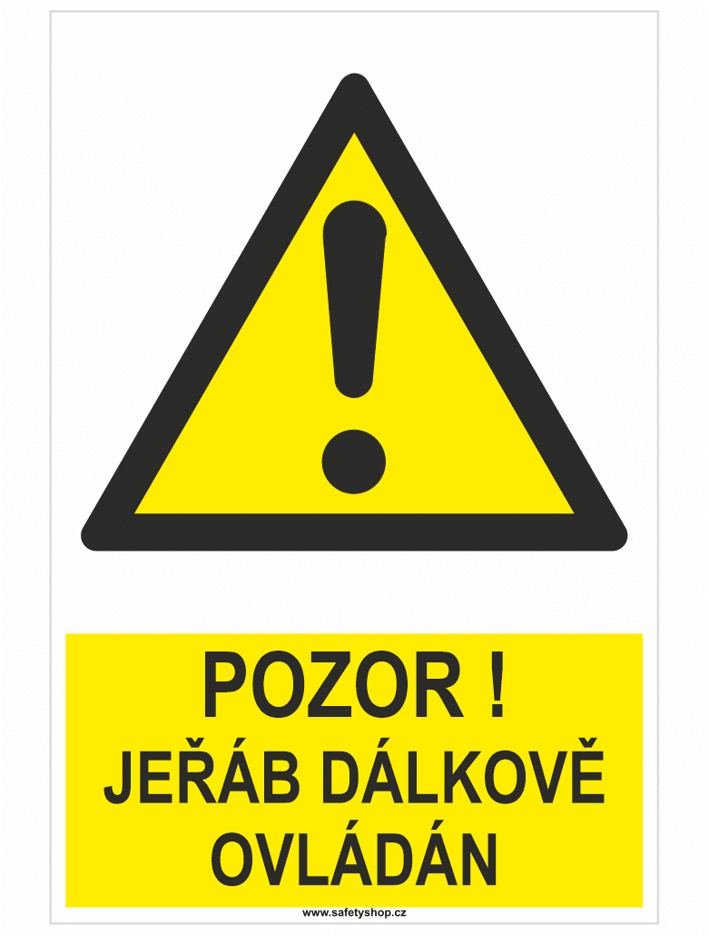 201200 Pozor jeřáb dálkově ovládán - Obrázek 1