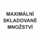 Maximální skladované množství