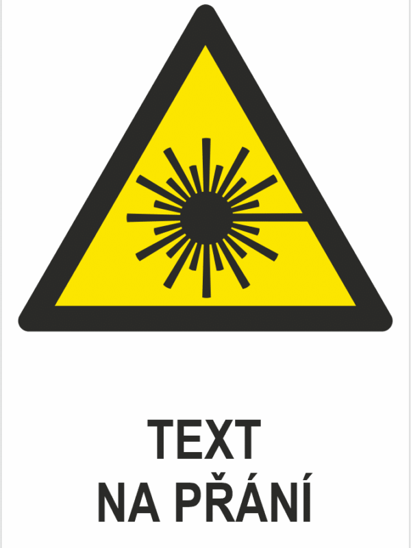 LASEROVÝ PAPRSEK - Váš text