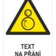 protiběžné rotující válce ISO 7010 - Váš text