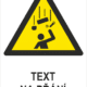 Padající předměty ISO 7010 - Váš text