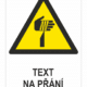 Ostrý prvek ISO 7010 - Váš text