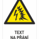 Elektrický výboj ISO 7010 - Váš text