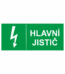 Značení elektro - Značení uzávěrů a vypínačů: Hlavní jistič