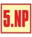 Značení budov - Značení podlaží: 5. Nadzemní podlaží (Fotoluminiscenční)
