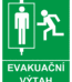 Značení budov - Značení výtahu: Tabulka Evakuační výtah