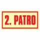 Značení budov - Značení podlaží: 2. Patro (Fotoluminiscenční)