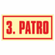 Značení budov - Značení podlaží: 3. Patro (Fotoluminiscenční)