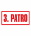Značení budov - Značení podlaží: 3. Patro