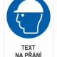 Nosit ochranu hlavy - Váš text