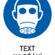 Tabulka Nosit respirátor proti prachu - Váš text