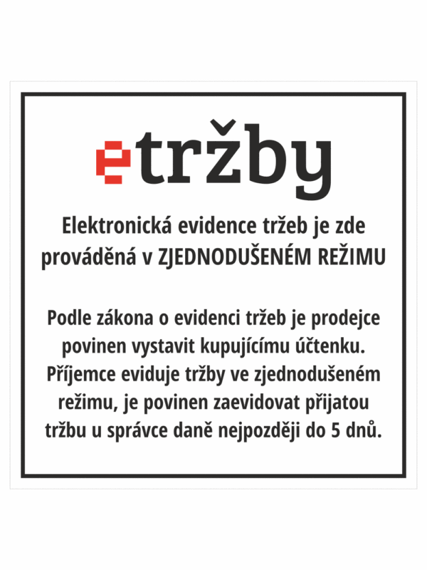 EET - Zjednodušený režim