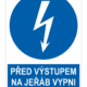 Před výstupem na jeřáb vypni hlavní trolej!