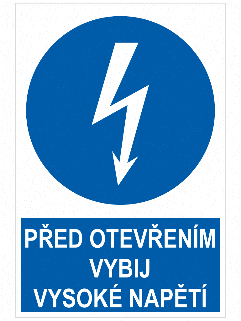253916 Před otevřením vybij vysoké napětí - Obrázek 1