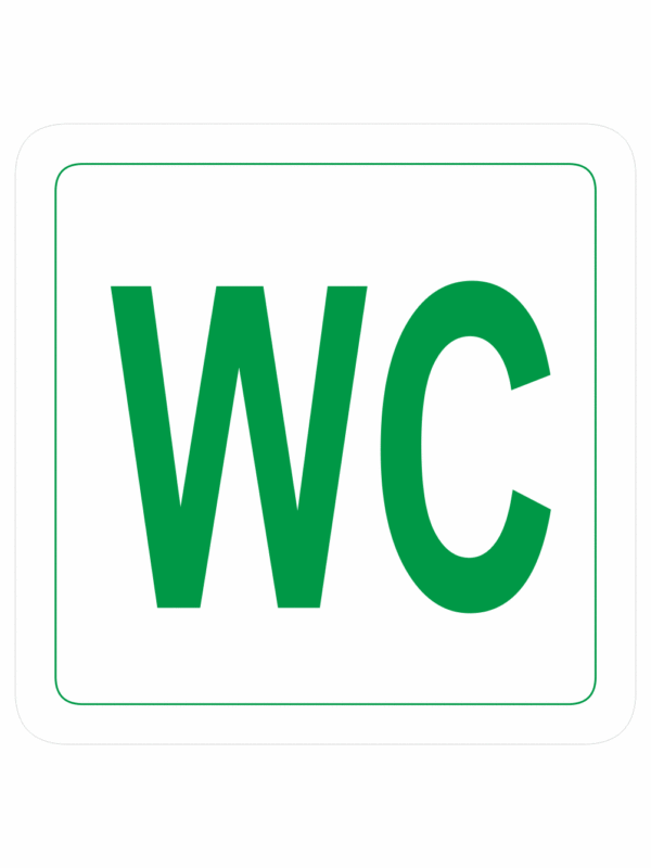 Značení budov, prostorů a vstupů - Označení místnosti (Piktogramy): WC