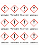 GHS 07 Dráždivé - Varování - Obrázek 3