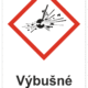 Značení nebezpečných látek a obalů - Symboly GHS s textem: "Výbušné"