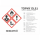 GHS štítek - Topný olej