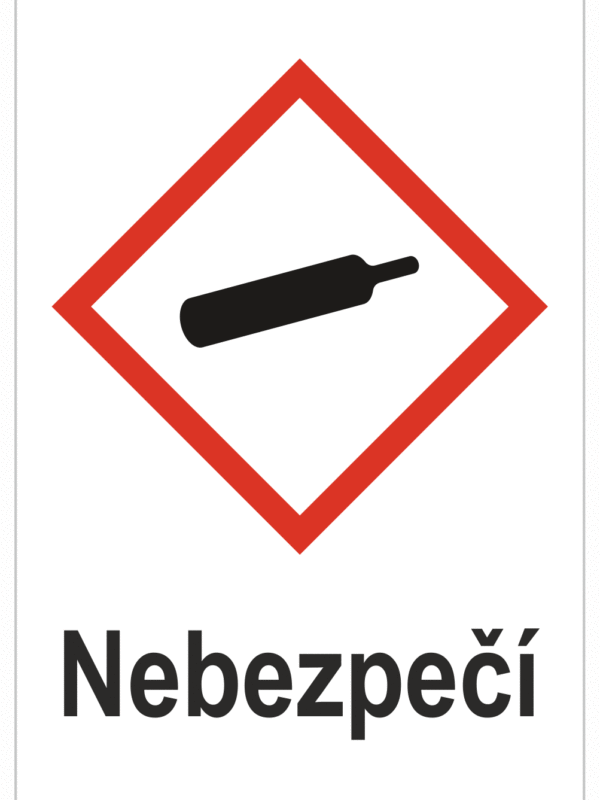 Značení nebezpečných látek a obalů - Symboly GHS Nebezpečí: Plyny pod tlakem