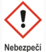 Značení nebezpečných látek a obalů - Symboly GHS Nebezpečí: Dráždivé