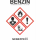 GHS štítek - Benzín symboly