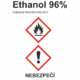 GHS štítek - Ethanol symboly