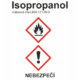 GHS štítek - Isopropanol symboly