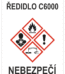 Značení nebezpečných látek a obalů - GHS štítky s názvem: Ředidlo C6000 / Nebezpečí