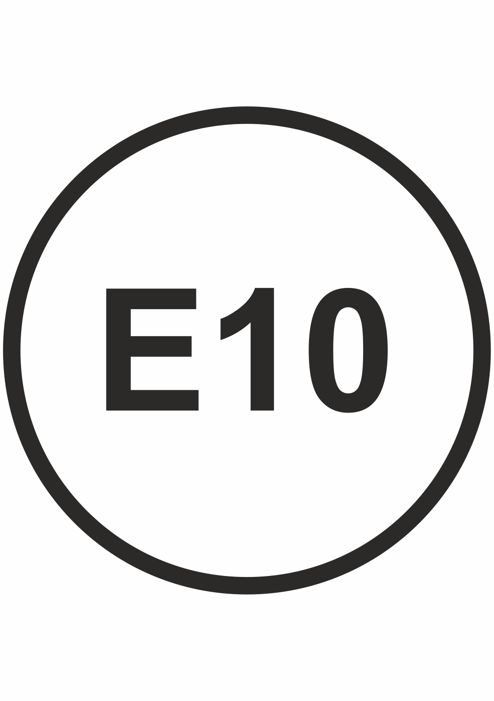311902 Označení paliv E10 -benzín 10% - Obrázek 1