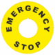 Značení strojů a zařízení - Značení nouzového zastavení: Emergency stop