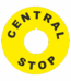 Značení strojů a zařízení - Značení nouzového zastavení: Central stop