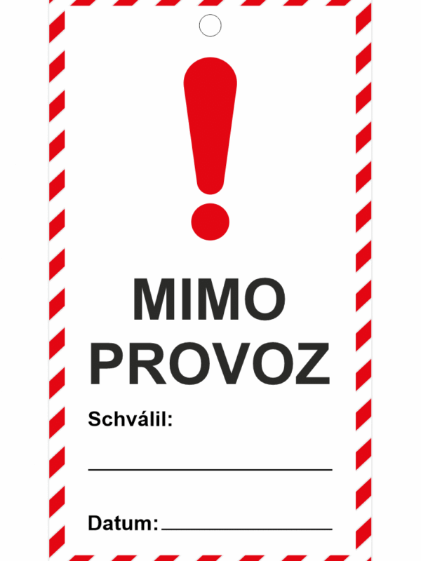 Mimo provoz - závěsná